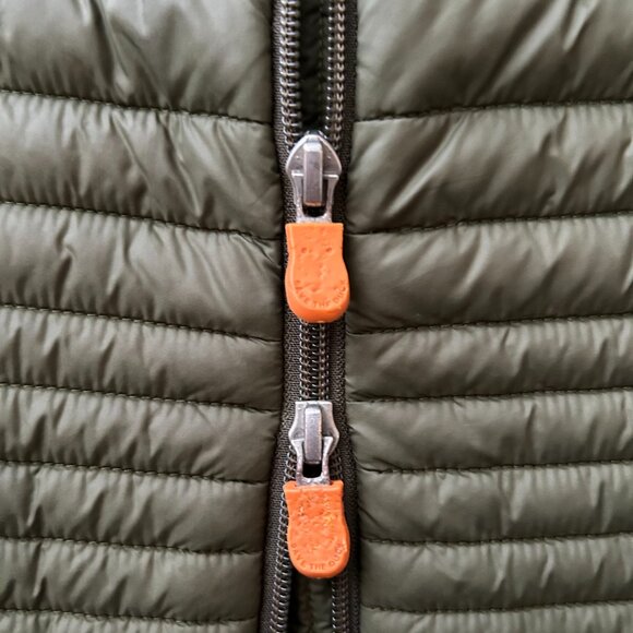 Save The Duck Giga Hooded Coat – Olive, Women’s Small - Picture 9 of 11